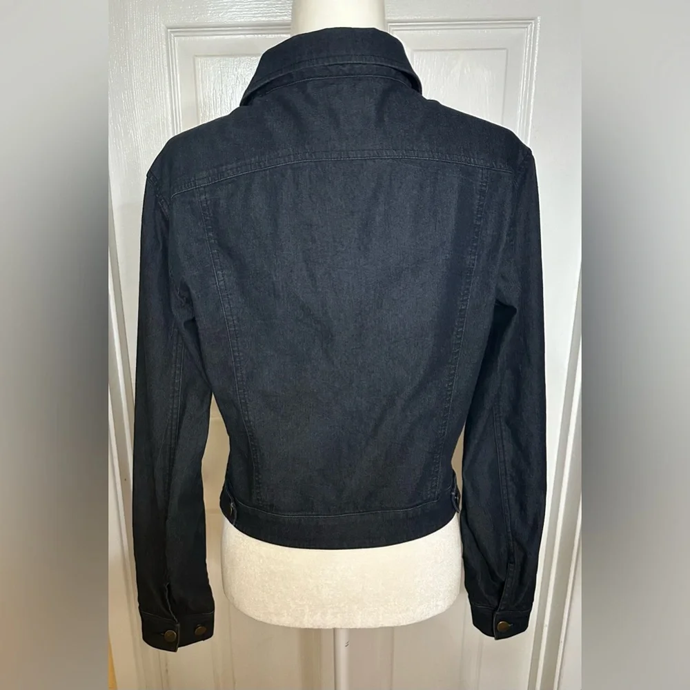 Tahari Jacket Blue Jean Size 8